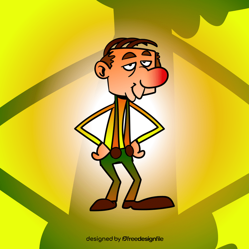 Uncle cartoon vector