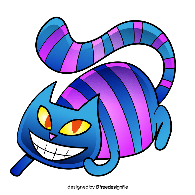 Cheshire Cat cartoon clipart