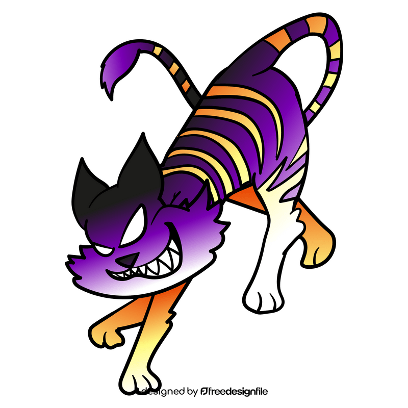 Cheshire Cat cartoon clipart