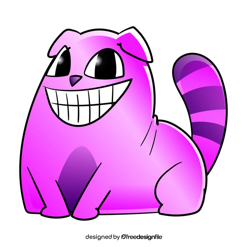 Cheshire Cat cartoon clipart