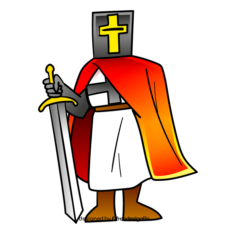 Knight cartoon clipart