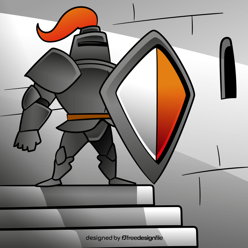 Knight cartoon vector