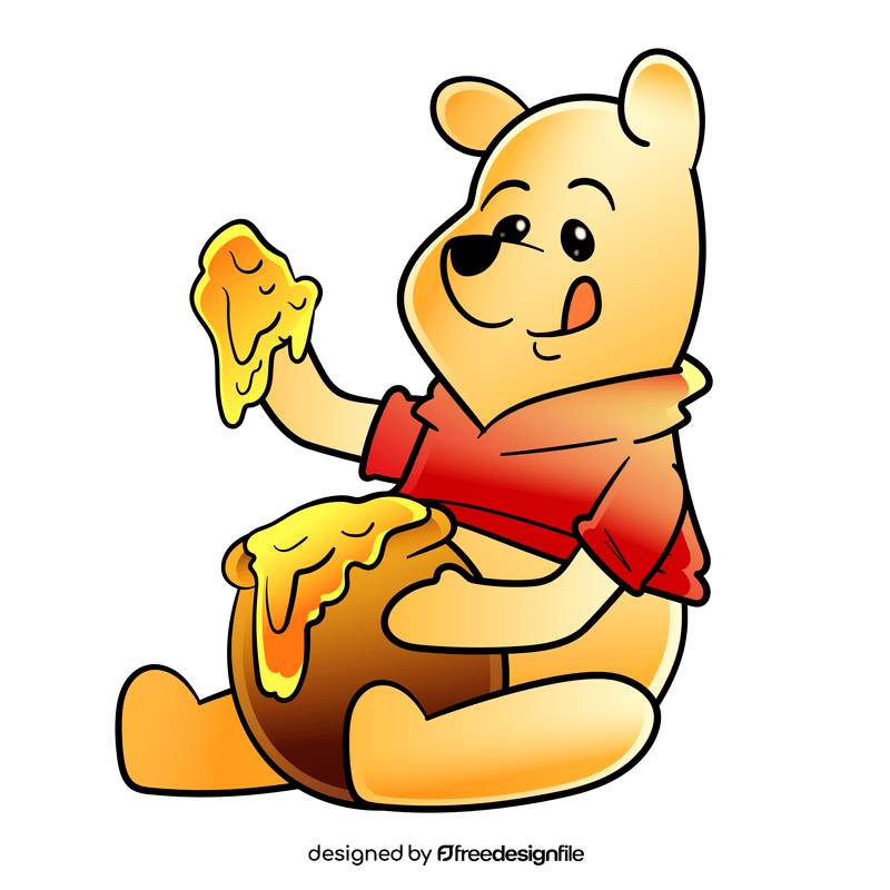 Winnie the Pooh cartoon clipart