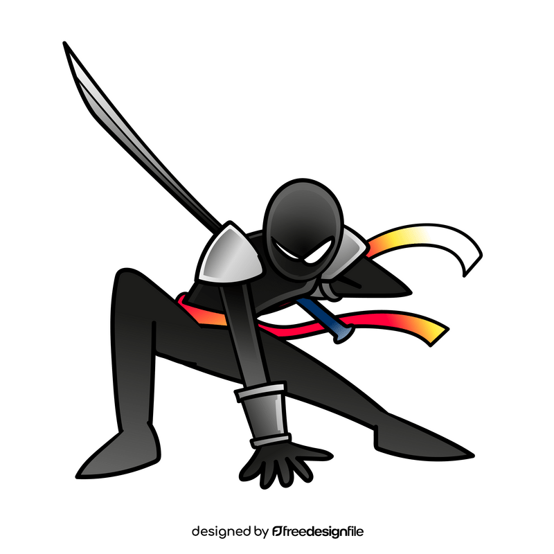 Ninja cartoon clipart