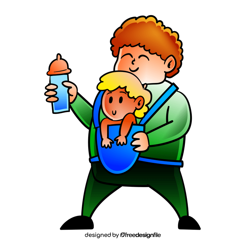 Babysitter cartoon clipart