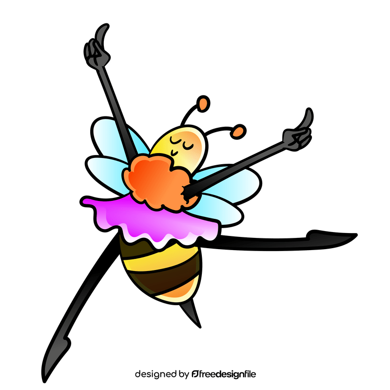 Ballet dancer cartoon clipart