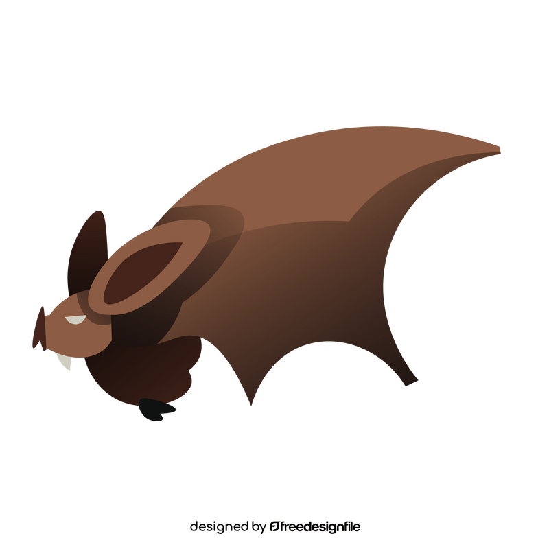 Free bat flying clipart