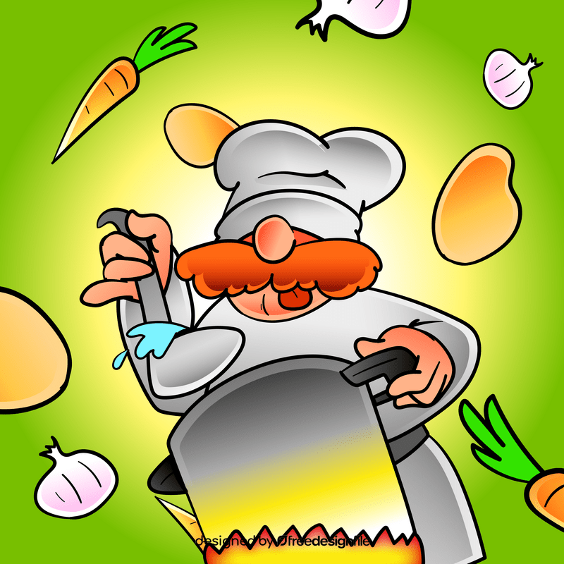 Chef cartoon vector