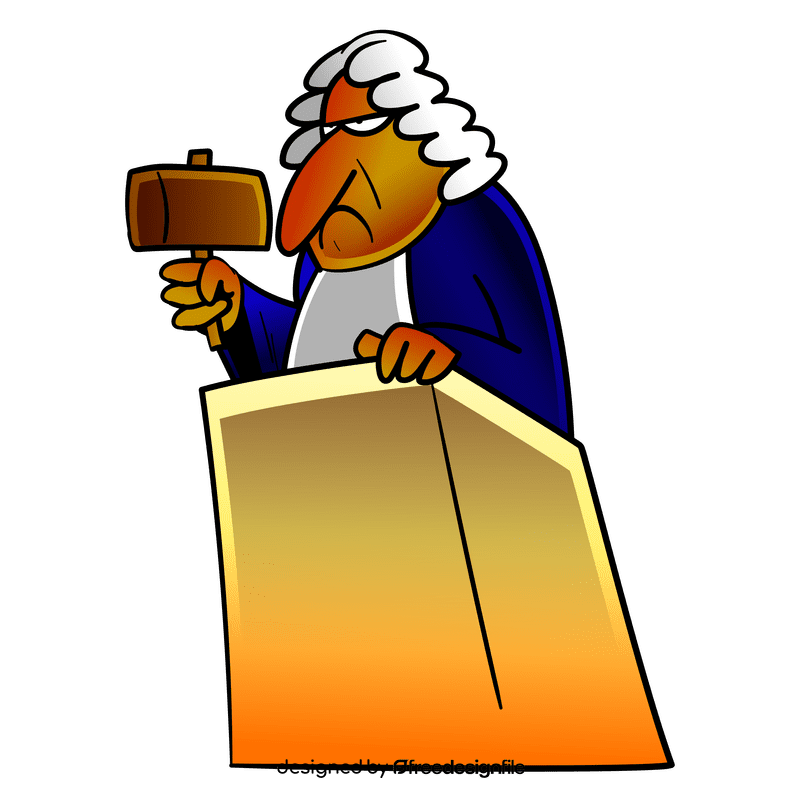 Lawyer cartoon clipart