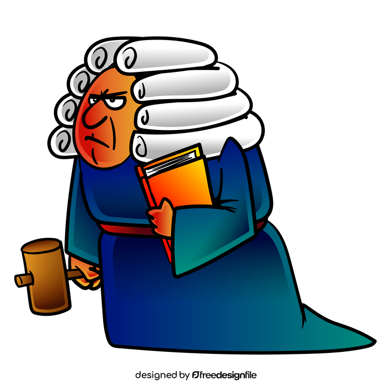 Lawyer cartoon clipart