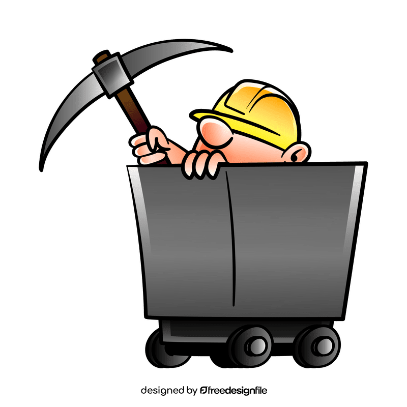 Miner cartoon clipart