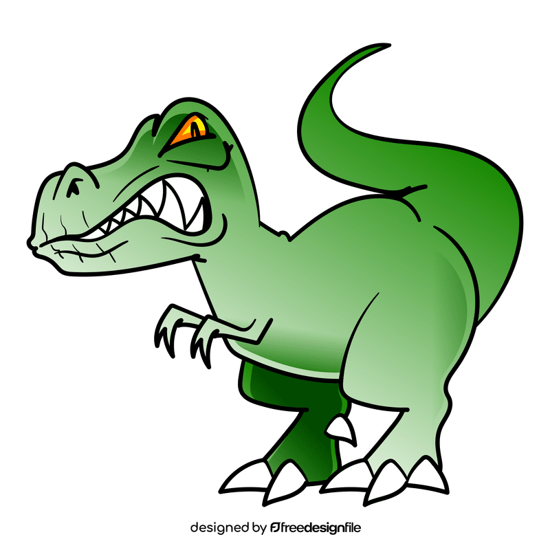 Tyrannosaurus cartoon clipart