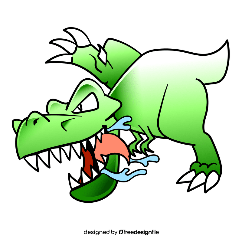 Tyrannosaurus cartoon clipart