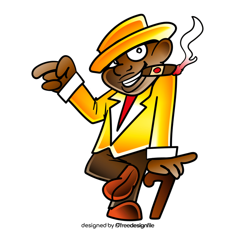 African american cartoon clipart