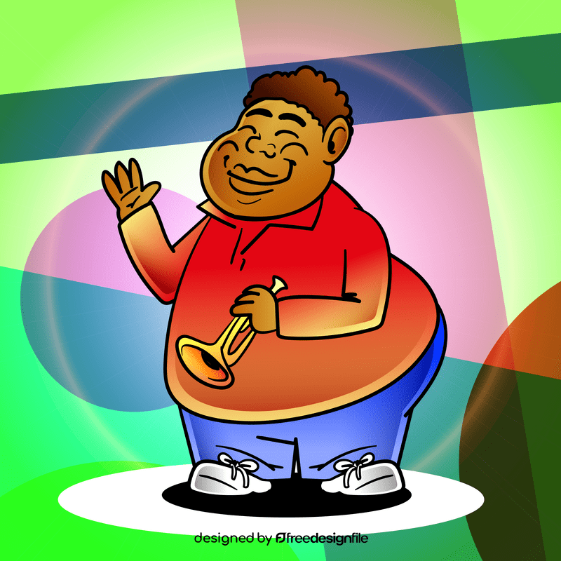 African american cartoon vector