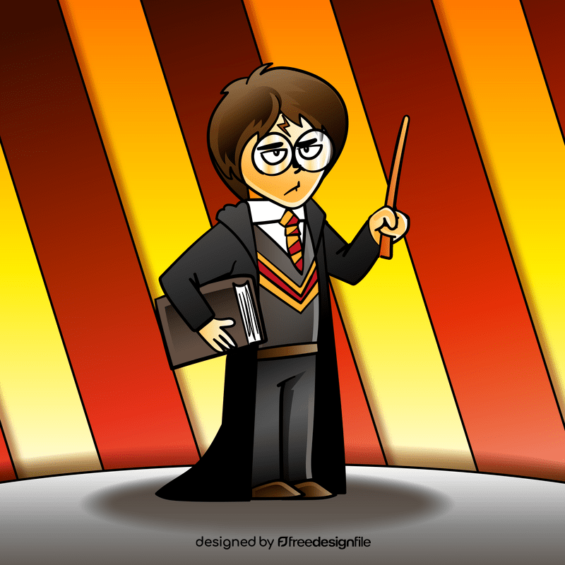 Harry potter cartoon vector