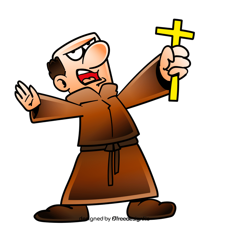 Priest cartoon clipart