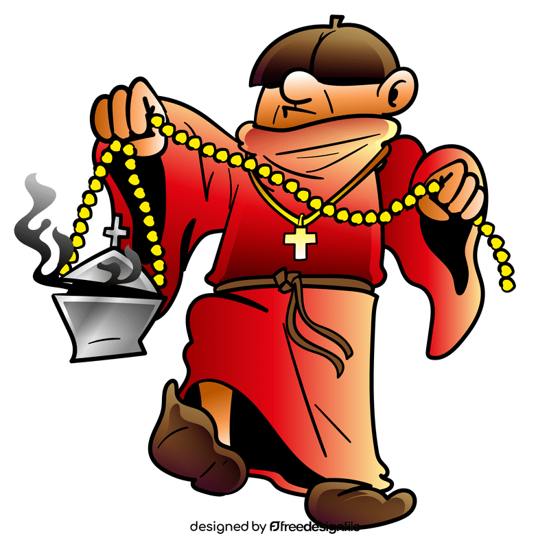 Priest cartoon clipart