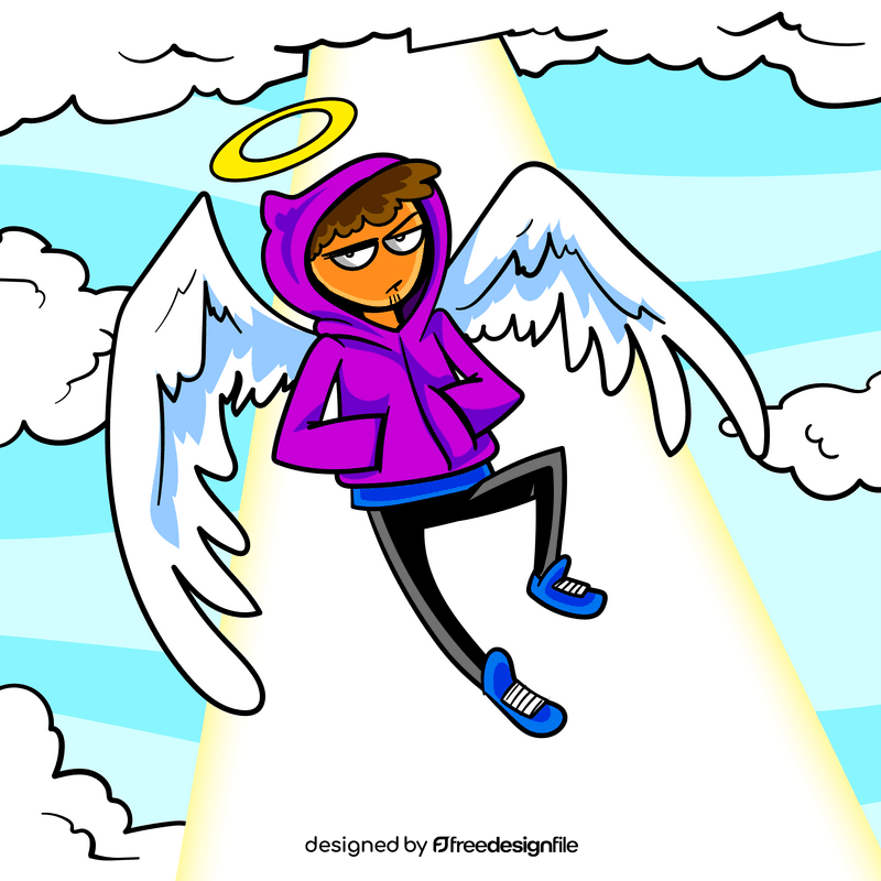 Angel cartoon vector