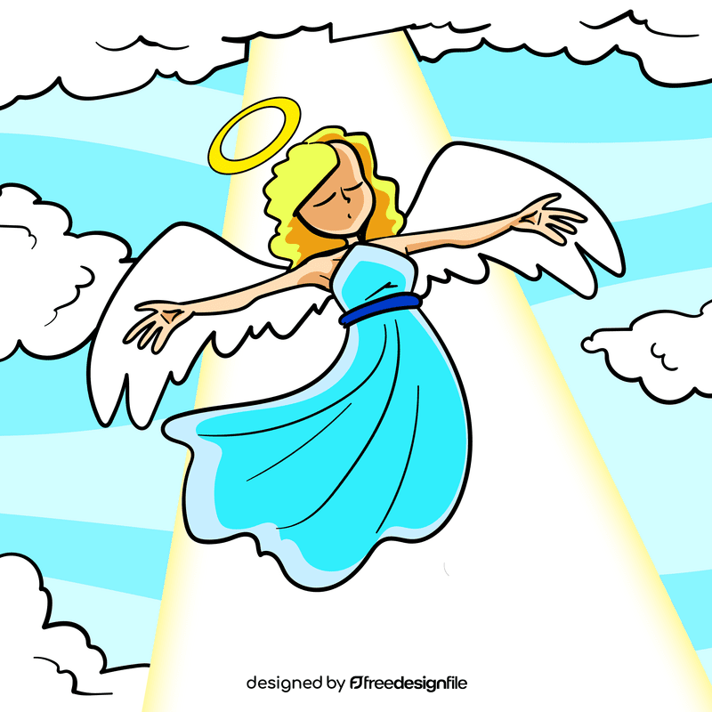 Angel cartoon vector