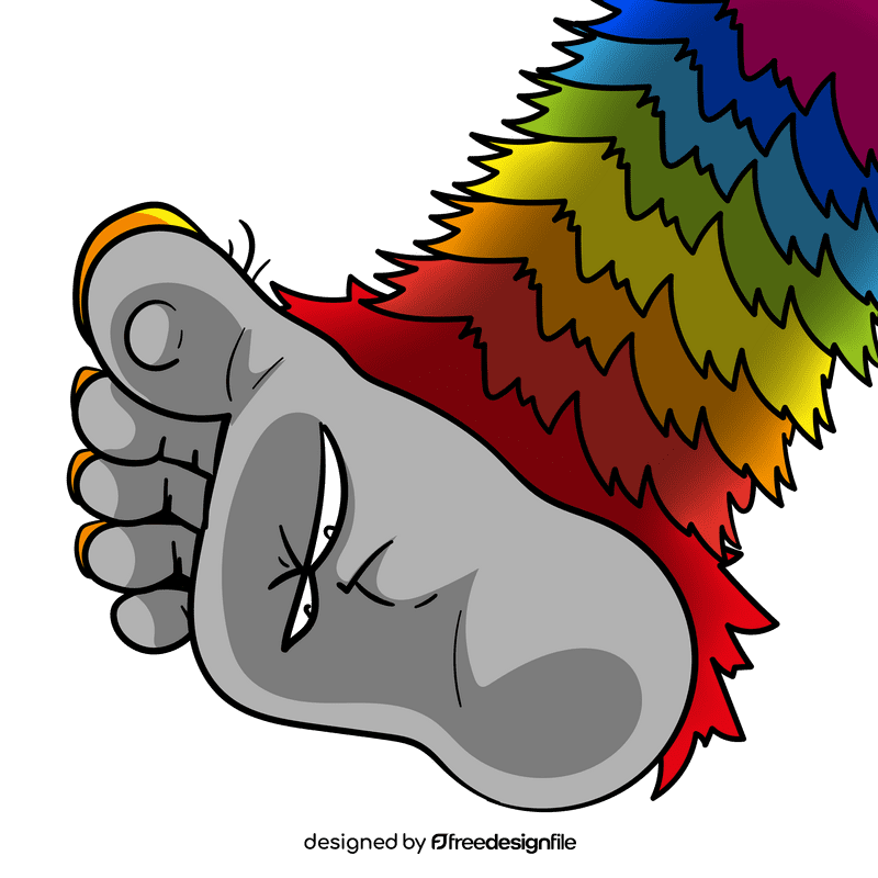 Sasquatch cartoon clipart