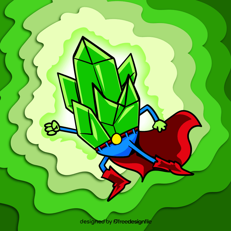 Superman cartoon vector