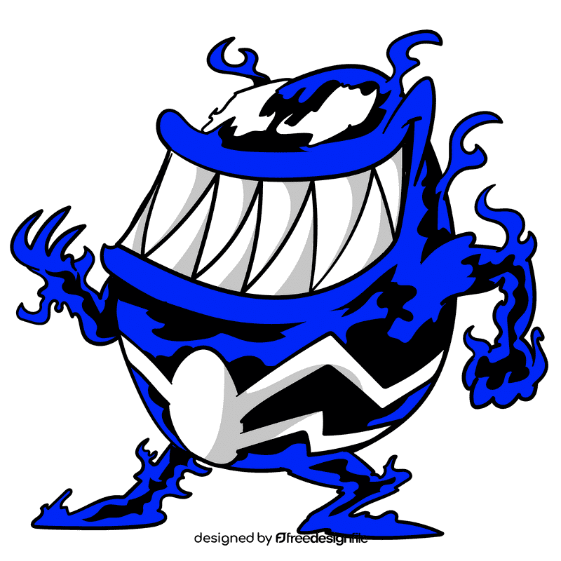 Venom cartoon clipart