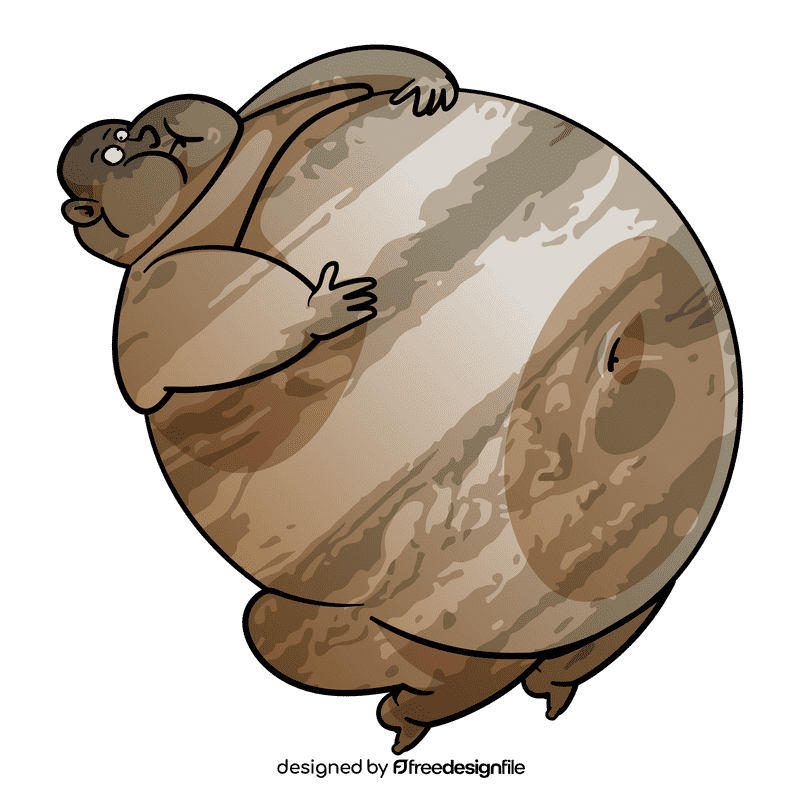 Jupiter cartoon clipart