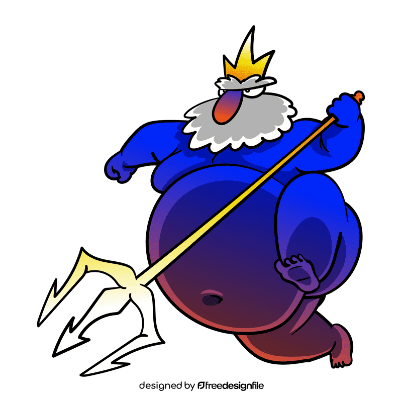 Neptune cartoon clipart