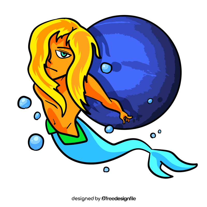 Neptune cartoon clipart