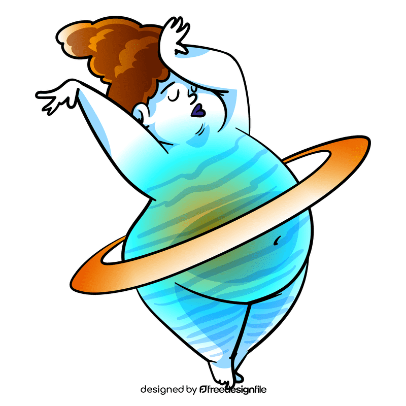 Saturn cartoon clipart