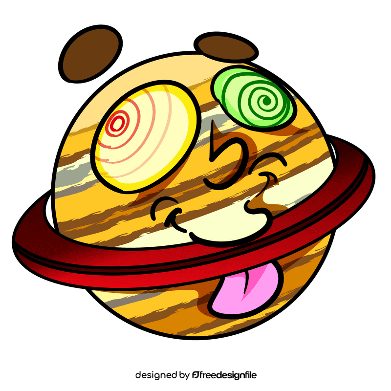 Saturn cartoon clipart