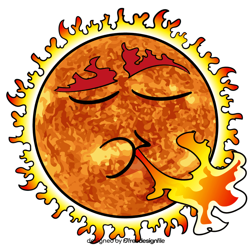 Sun cartoon clipart