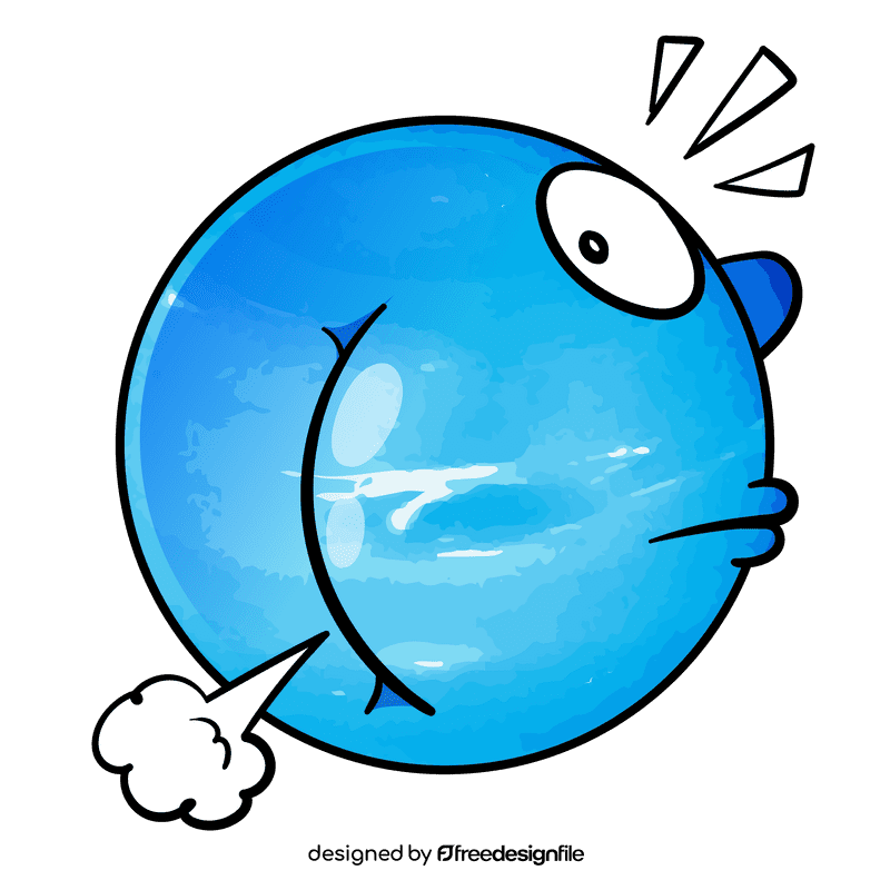 Uranus cartoon clipart