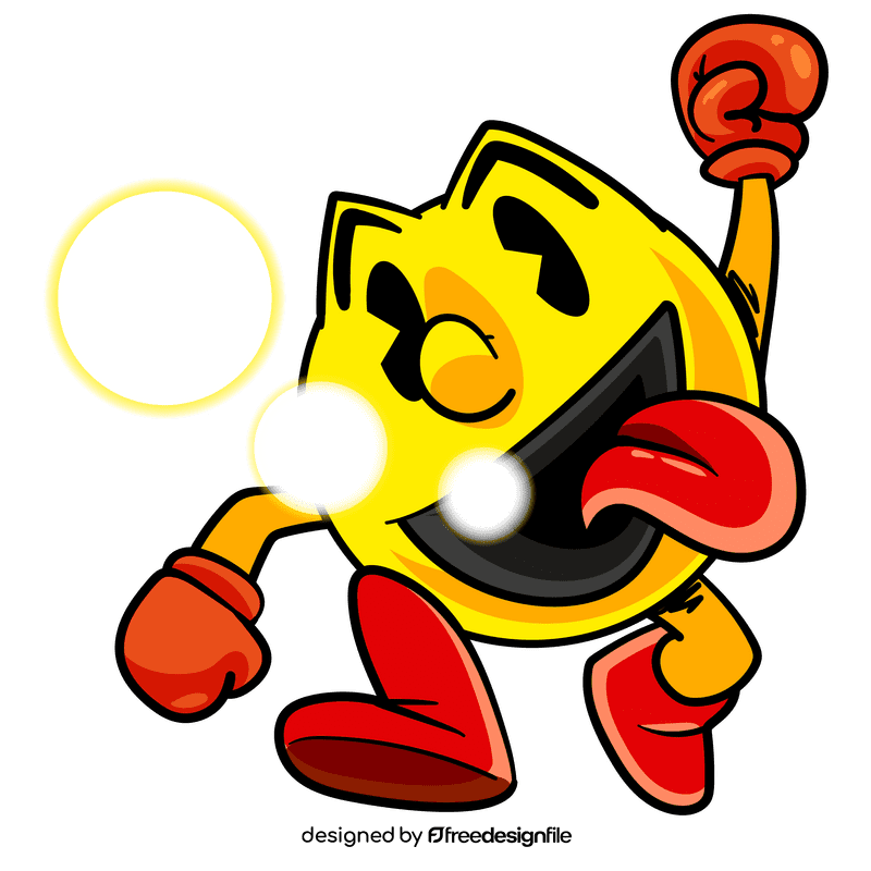 Super Smash Pacman cartoon clipart