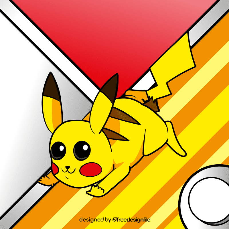 Pokemon Picachu cartoon vector