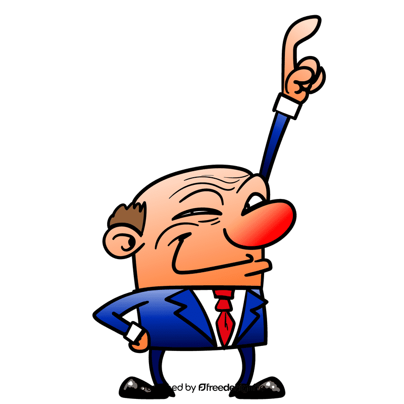 Manager small cartoon clipart