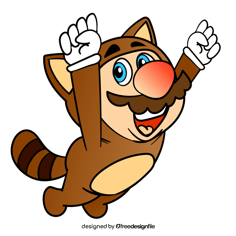 Mario Power Up cartoon clipart