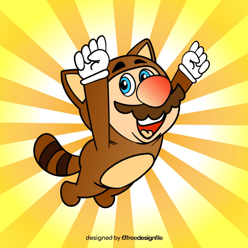 Mario Power Up cartoon vector