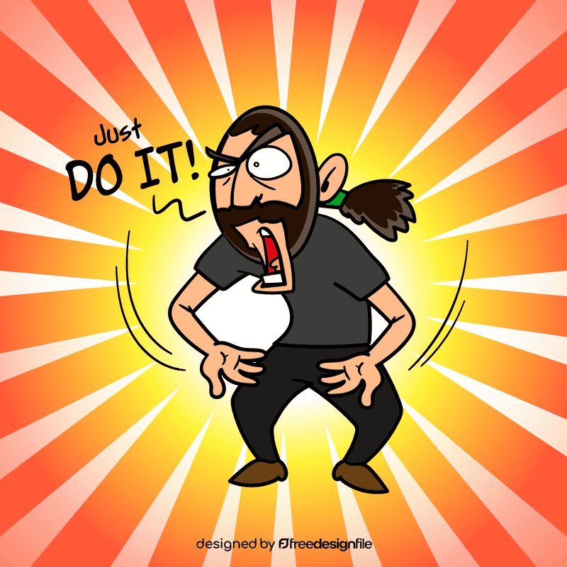 Manager do it cartoon vector