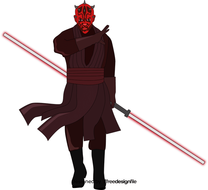 Darth maul star wars clipart