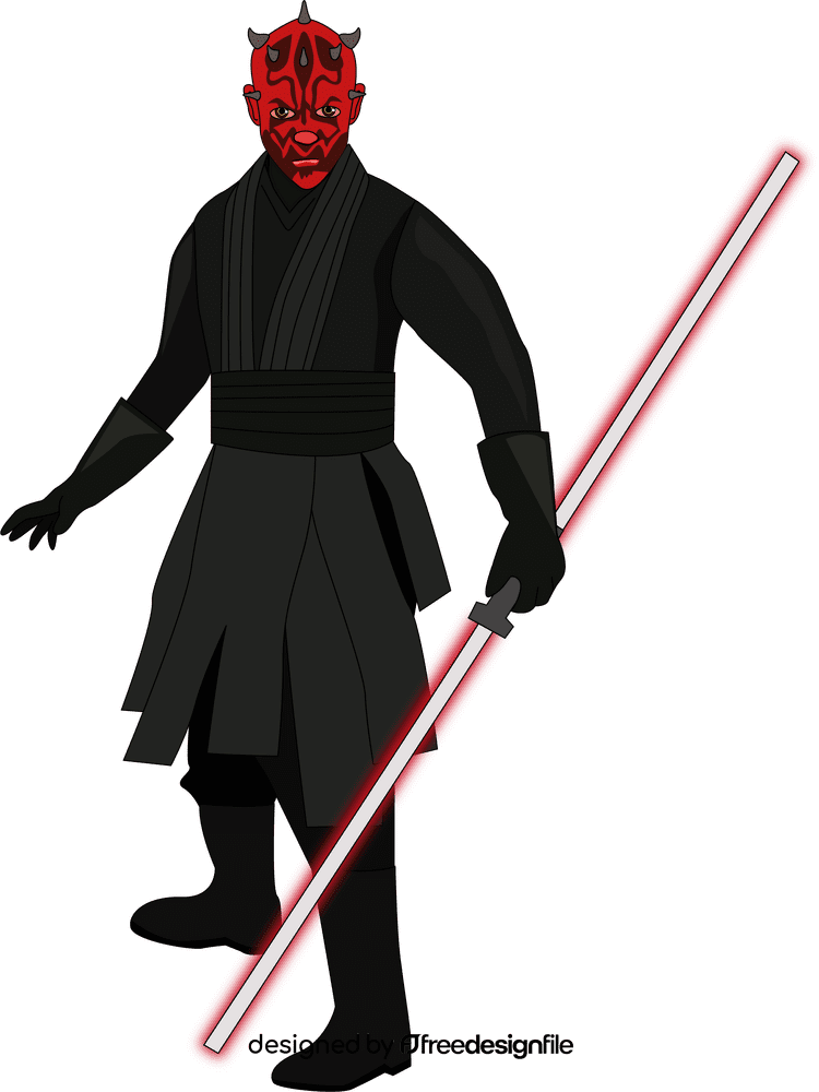 Darth maul star wars clipart