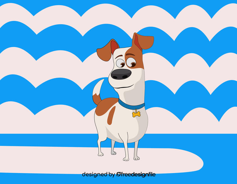 The Secret Life of Pets Max dog vector