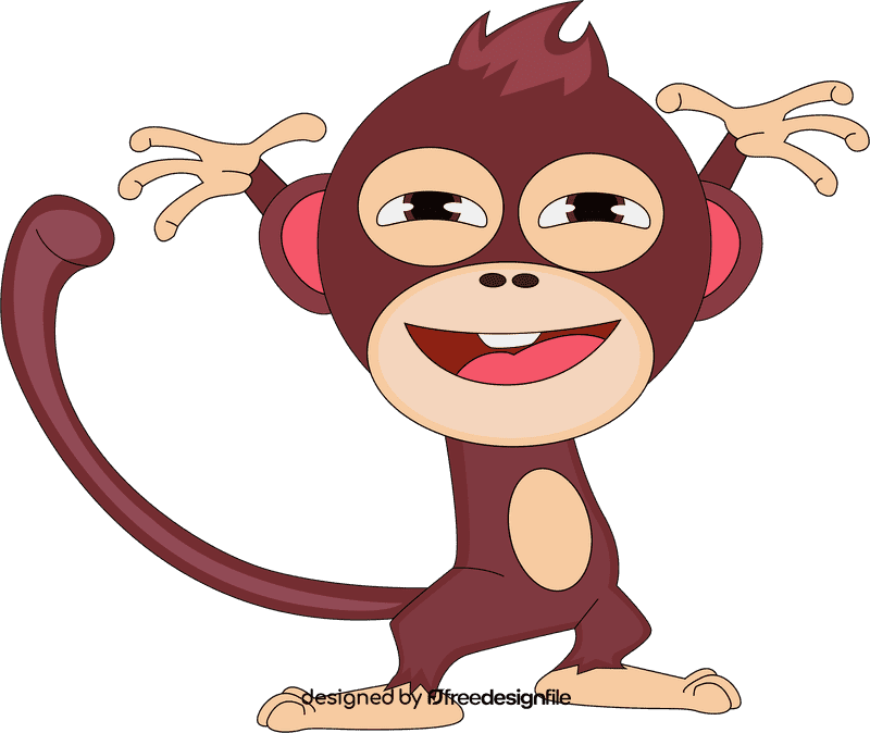 Funny Monkey clipart