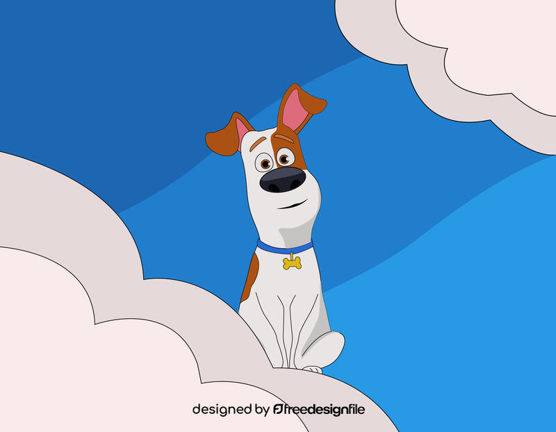 The Secret Life of Pets Max dog vector