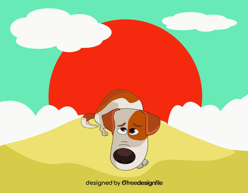 The Secret Life of Pets Max dog vector