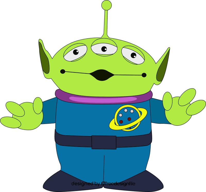 Alien Toy Story clipart