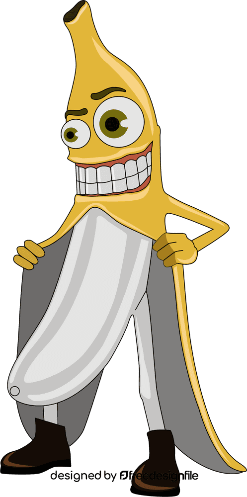 Funny Banana clipart