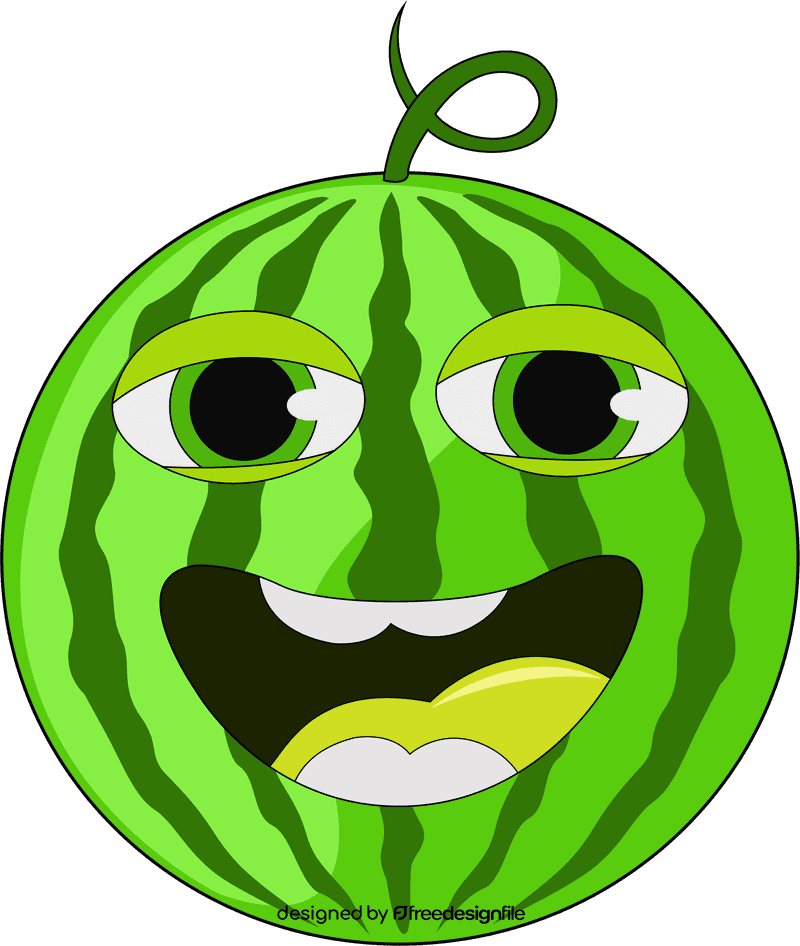 Funny Watermelon clipart