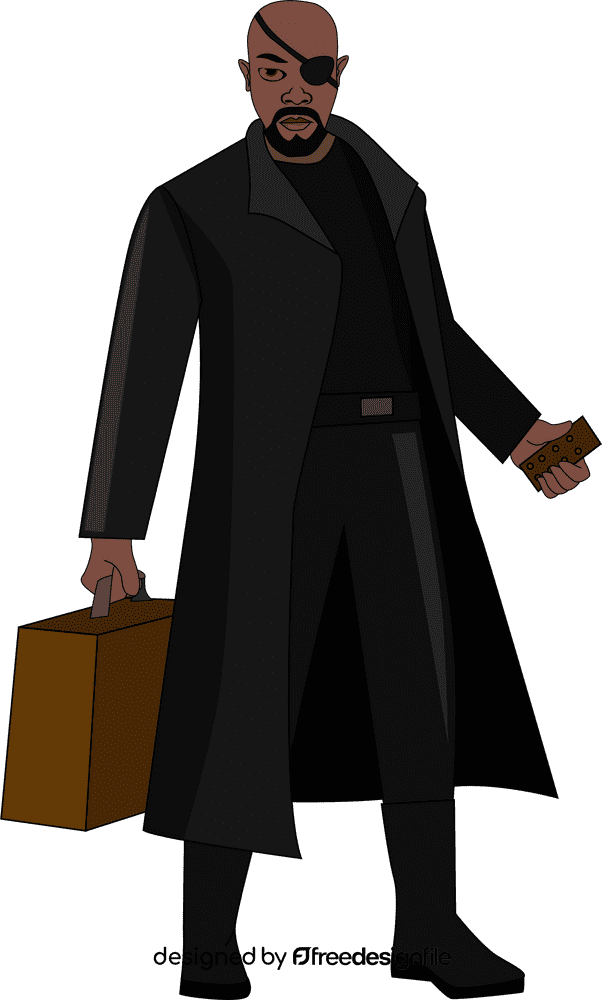 Nick Fury Avengers clipart